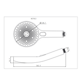 Linkware Gabe Hand Shower - Brushed Nickel